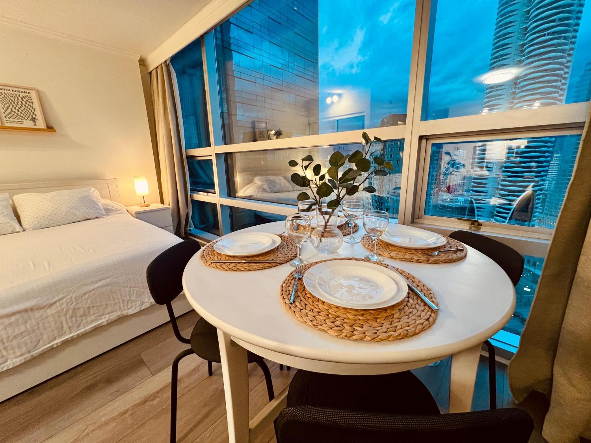 Апартаменти Stunning Skyline Views In A Cozy And Stylish Abode Ванкувер Екстер'єр фото